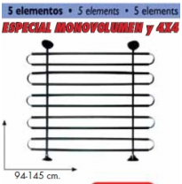 SEPARADOR ANIMALES Y CARGA 5 ELEMENTOS