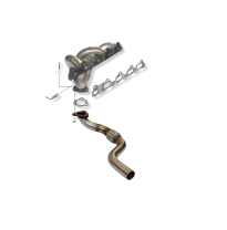 Colector De Escape Tubular Inoxidable / Opel Astra G 1.8i 16v Berlina 98-01 Rc Racing