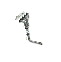 Colector De Escape Tubular Inoxidable / Ford Escort / Ford Orion 1.8i 16v 02/92- Rc Racing