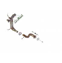 Colector De Escape Tubular Inoxidable / Citroën C4 1.6i 16v 5 Puertas 04- Rc Racing