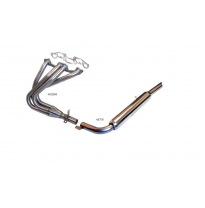 Colector De Escape Tubular Inoxidable / Renault R8 1.1 64-72 Rc Racing