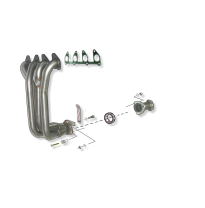 Colector De Escape Tubular Inoxidable / Opel Astra F 1.4i 8v Berlina -96 Rc Racing