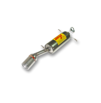 Escape Trasero Inoxidable / Volkswagen Golf I 1.8i 8v Cabrio Gti 87-91 Rc Racing