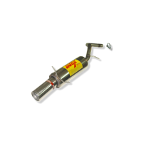 Escape Trasero Inoxidable / Renault Megane 2.0i 16v Coupe 08/95- Rc Racing