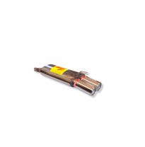 Escape Trasero Inoxidable / Fiat Bravo 1.6i 16v 95- Rc Racing