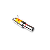 Escape Trasero Inoxidable / Peugeot 206 2.0i 16v Gti  Rc Racing