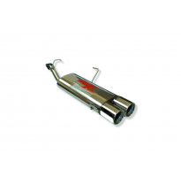 Escape Trasero Inoxidable / Honda Prelude 2.2i 16v Vtec 91-97 Rc Racing