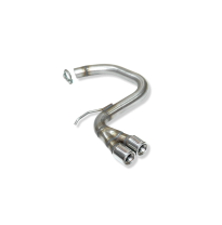 Escape Trasero Inoxidable Grupo-a Competicion / Volkswagen Golf V / Audi A3 / Seat Leon 2.0 Tdi 03- Rc Racing