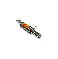 Escape Trasero Inoxidable No Homologado / Ford Fiesta 1.6 Tdci 11/04-11/05 Rc Racing