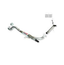 Escape Trasero Inoxidable Grupo-N Competicion / Renault Megane Iv Gt 1.6 Tce 15- Rc Racing