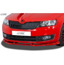 Spoiler delantero RDX VARIO-X para SKODA Rapid (NH) 2012+ Splitter de labio delantero Rdx Racedesign