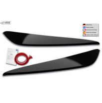 Pestañas de faros RDX para BMW Serie 2 Gran Coupé F44, color negro brillante, cejas de luz Rdx Racedesign
