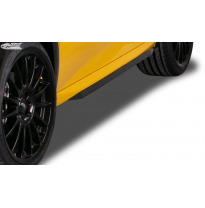 RDX Pareja de taloneras PEUGEOT 208 (2019+) &quot;DIFUSORES DE TALONERA&quot; ABS