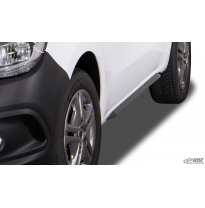 Faldones laterales RDX para MERCEDES Citan y Clase T (W420 / 2021+) "Slim" Conjunto para ambos lados. Fabricado en plástico ABS.