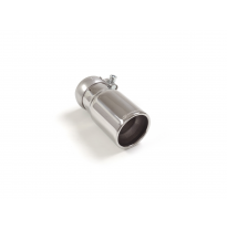 Cola redonda 80 mm en acero inox</p>
 con tubo de entrada 60,5 mm </p>
 largura 160 mm</p>
 - Universal Colas de escape RO.80 Ra