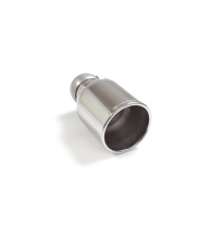 Cola redonda 114 mm en acero inox</p>
 con tubo de entrada 60,5 mm </p>
 largura 190 mm
 - Universal Colas de escape RO.114 Raga