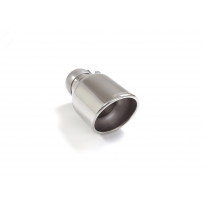Cola redonda 114 mm Sport Line en acero inox</p>
 con tubo de entrada 60,5 mm </p>
 largura 190 mm
 - Universal Colas de escape