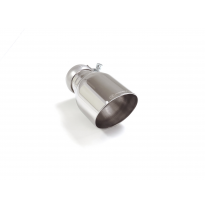 Cola redonda 108 mm Sport Line en acero inox</p>
 con tubo de entrada 60,5 mm </p>
 largura 190 mm
 - Universal Colas de escape
