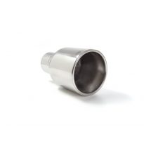 Cola Redonda 102 Mm Acero Inox Con Tubo De Entrada 57 Mm - Largura 180 Mm
  Universal Colas De Escape Ro.102 Ragazzon