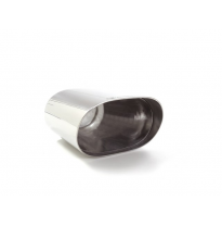 Cola Ovalada 128x80 Mm Acero Inox Con Tubo De Entrada 45 Mm - Largura 180 Mm
  Universal Colas De Escape Ov.128x80 Ragazzon