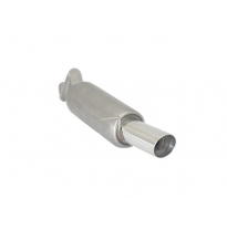 Escape Trasero Acero Inox Con Salida Redonda 90 Mm Sport Line
  Renault Twingo Mk2 2007>>2014 1.2tce (74kw) - 1.2tce Gt 06/2