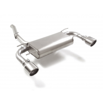 Silencioso trasero doble en acero inox con salidas redondas 114 mm Sport Line</p>
 Línea con diámetro mejorado 63,5 mm 
 
 CON H