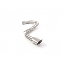 Tramo trasero grupo N en acero inox con salida ovalada 135x90 mm</p>
 Línea con diámetro mejorado 60 mm </p>
 
 Grupo N - SIN HO