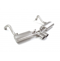 Silencioso trasero doble en acero inox con salidas redondas 102 mm Sport Line  </p>
 Con valvulas de depresión.</p>
 
 Grupo N -