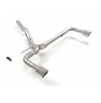 Tramo trasero grupo N doble en acero inox con salidas redondas 102 mm Sport Line</p>
 Supresión de la válvula integrada. El actu