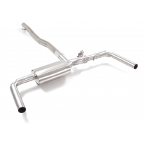 Silencioso trasero dobles en acero inox para codas estéticas originales
 Línea con diámetro mejorado 76 mm
 
 CON HOMOLOGACION M