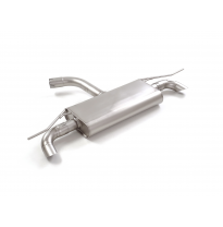 Silencioso trasero en acero inox
 Línea con diámetro mejorado 60 mm </p>
 
 CON HOMOLOGACION Volkswagen Golf Mk7.5 (typ AU) 1.5T