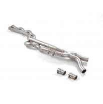 Tramos sustitución filtros OPF / GPF en acero inox grupo N izquierda-derecha + Tramo intermedio grupo N en acero inox</p>
 Línea