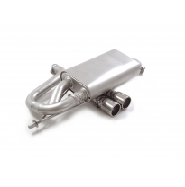 Silencioso trasero en acero inox con salidas centrales redondas 2x90 mm</p>
 Con valvula de depresión. </p>
 
 - Lotus Exige Mk3