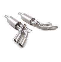 Silencioso trasero doble en acero inox con salidas ovaladas 2 / 118x82 mm</p>
 con valvulas integradas.Las válvulas son accionad