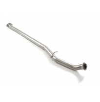 Tramo intermedio grupo N en acero inox para instalar con Silencioso trasero original</p>
 Línea con diámetro mejorado 63,5 mm 