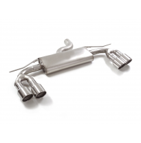 Silencioso trasero doble en acero inox con salidas redondas 2 / 102 mm Sport Line asimetricas</p>
 Línea con diámetro mejorado 7