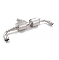 Silencioso trasero doble en acero inox con salidas redondas 90 mm 
 Línea con diámetro mejorado 70 mm
 
 CON HOMOLOGACION Toyota