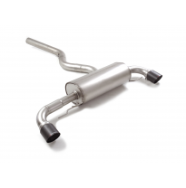 Silencioso trasero doble en acero inox con salidas redondas 100 mm Carbon Shot 
 
 
 - BMW Serie2 G42(Coupè) 2021>> 218I (115Kw)
