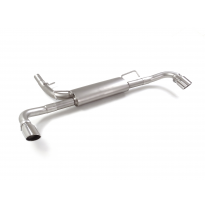 Silencioso trasero doble en acero inox con salidas redondas 95 mm Sport Line</p>
 Línea con diámetro mejorado 60 mm </p>
 
 CON