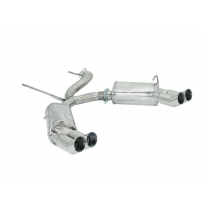 Escape Trasero Doble Acero Inox Salidas Redondas Dtm 2x70 Mm - Modificación Del Parachoques Original
  Alfa Romeo Gtv(916) /