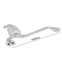 Escape Trasero Doble Acero Inox Salidas Redondas 2x80 Mm Asimetricas - Modificación Del Parachoques Original
  Alfa Romeo 15