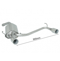 Escape Trasero Doble Acero Inox Salidas Redondas 102 Mm - Modificación Del Parachoques Original
  Alfa Romeo Gt(937) 2003&gt;&gt;2