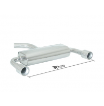 Escape Trasero Doble Acero Inox Salidas Redondas 102 Mm
  Volkswagen Golf Mk5 2.0 Turbo Fsi Gti (147/169kw) 11/2003&gt;&gt; Ragazz