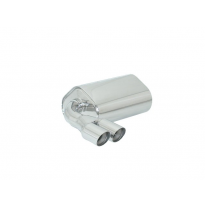 Escape Trasero Acero Inox Salidas Redondas 2x70 Mm Sport Line Asimetricas
  Audi A3 (Typ 8p) 2003&gt;&gt;2013 A3 Quattro 2.0tfsi (