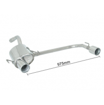 Escape Trasero Doble Acero Inox Salidas Redondas 102 Mm 
  Alfa Romeo 147 Nuova 1.9jtd (85/103/110kw) - 1.9jtdm (88/110kw) D