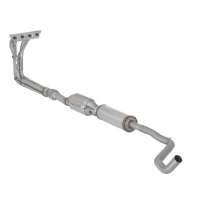 Colector 4-1+ Catalizador Metalico + Tramo Intermedio Con Escape Acero Inox - Linea Diámetro50 Mm
 Es Necesario Reprogramar