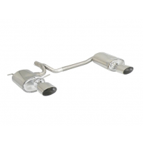 Escape Trasero Doble Acero Inox Salidas Ovaladas 135x90 Mm - Modificación Del Parachoques Original - Añadido Trasero S4 Códi