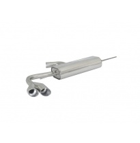 Escape Trasero Acero Inox Salidas Redondas 2x80 Mm Sport Line Asimetricas
  Audi Tt (Typ 8j) 2006&gt;&gt;2014 Coupè 1.8tfsi (118kw