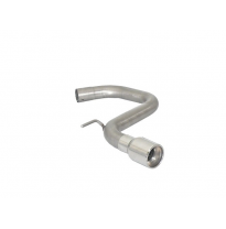 Tramo Trasero Acero Inox Con Salida Redonda 90 Mm
  Volkswagen Golf Mk6 1.6tdi Dpf (77kw) 2009&gt;&gt;2013 Ragazzon