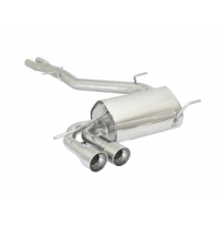 Escape Trasero Acero Inox Salidas Redondas 2x90 Mm Sport Line Asimetricas 
  Audi Rs3 (Typ 8p) 2011&gt;&gt;2012 Rs3 Sportback Quat